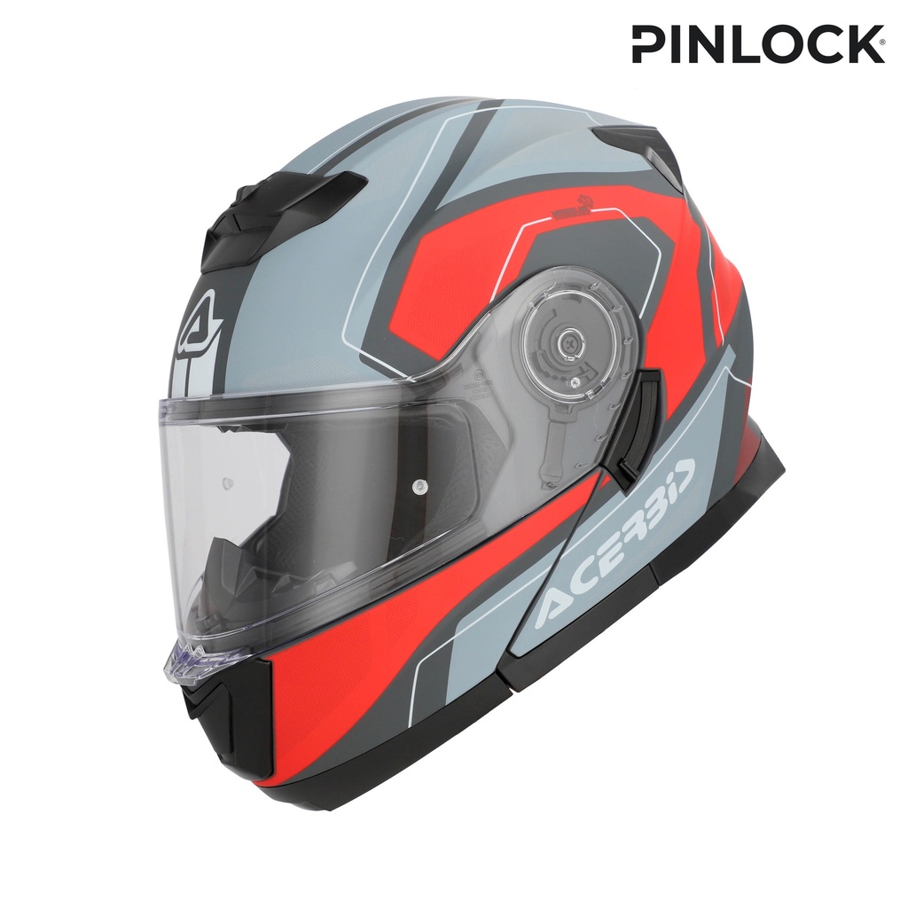 [0025201.295.061] Acerbis CASCO SEREL 2206 GREY/RED (XS)