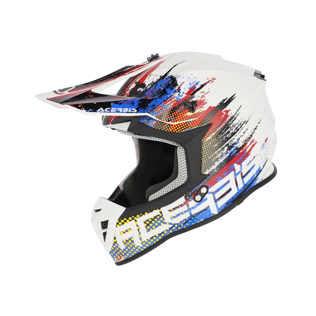 Acerbis CASCO LINEAR 2206 WHITE/BLUE/RED