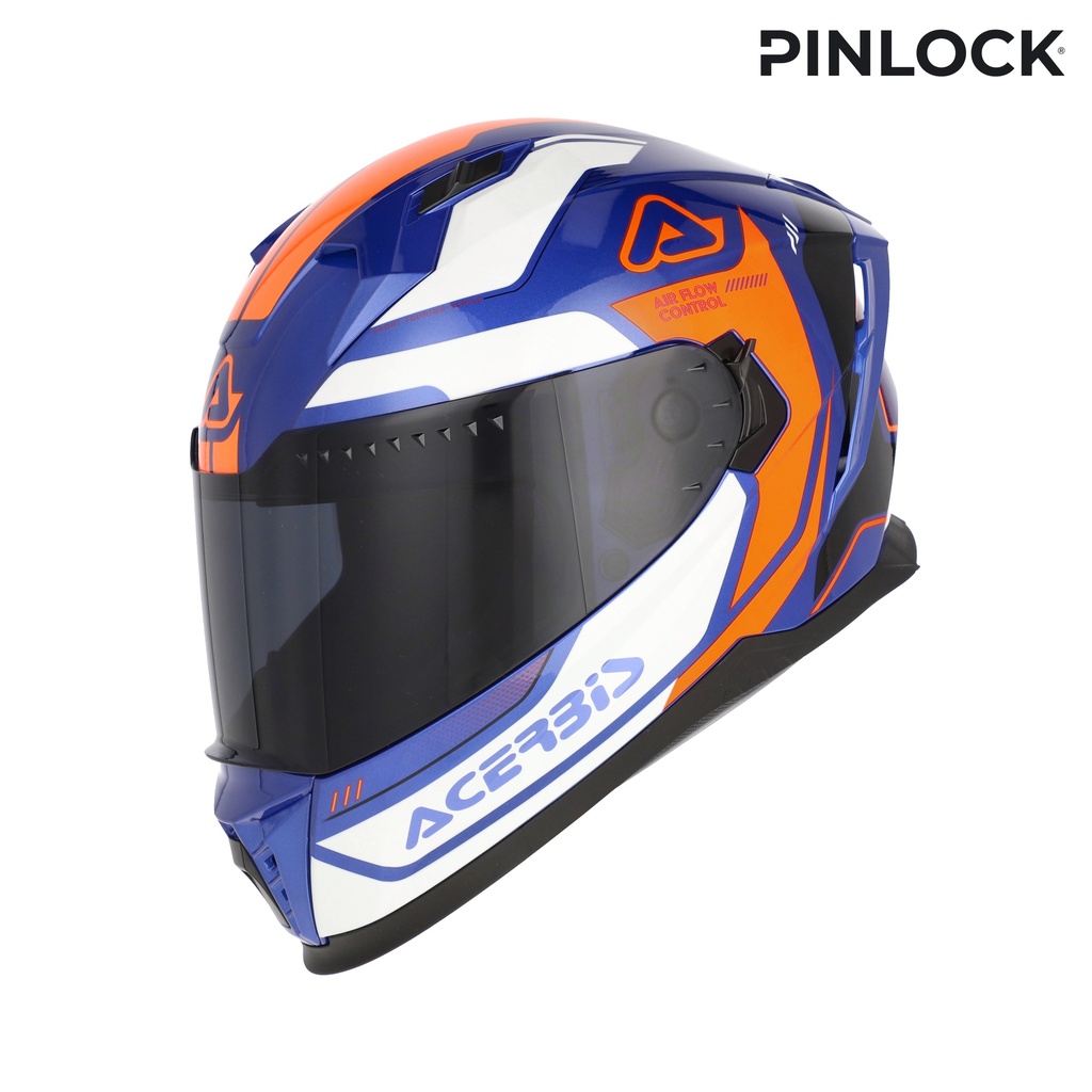 [0026016.204.061] Acerbis CASCO X-WAY GRAPHIC ORANGE/BLUE (XS)