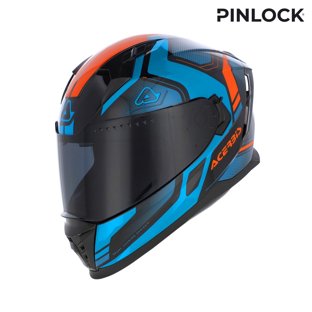 Acerbis CASCO X-WAY GRAPHIC BLUE/ORANGE