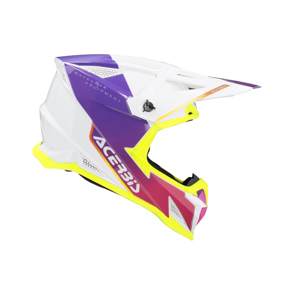 [0026458.242.061] Acerbis CASCO T711 WHITE/PURPLE (XS)