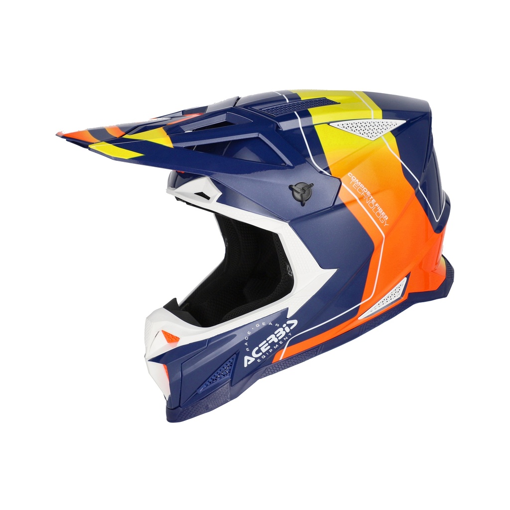 [0026458.243.061] Acerbis CASCO T711 BLUE/ORANGE (XS)