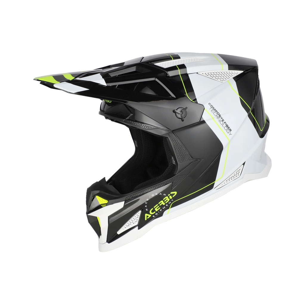 [0026458.315.061] Acerbis CASCO T711 BLACK/WHITE (XS)