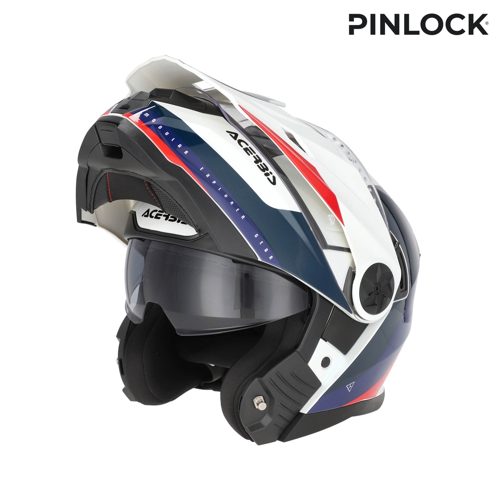 Acerbis CASCO RIDER WHITE/BLUE/RED
