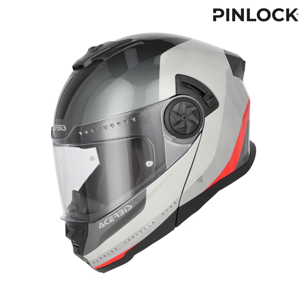 [0026577.295.061] Acerbis CASCO RIDER GREY/RED (XS)