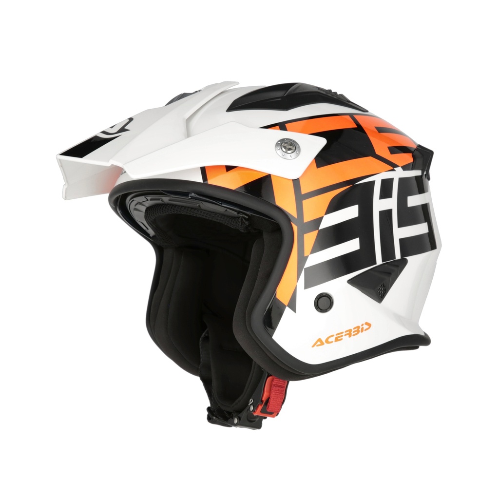 [0026602.229.061] Acerbis CASCO JET ARIA GRAPHIC WHITE/ORANGE (XS)