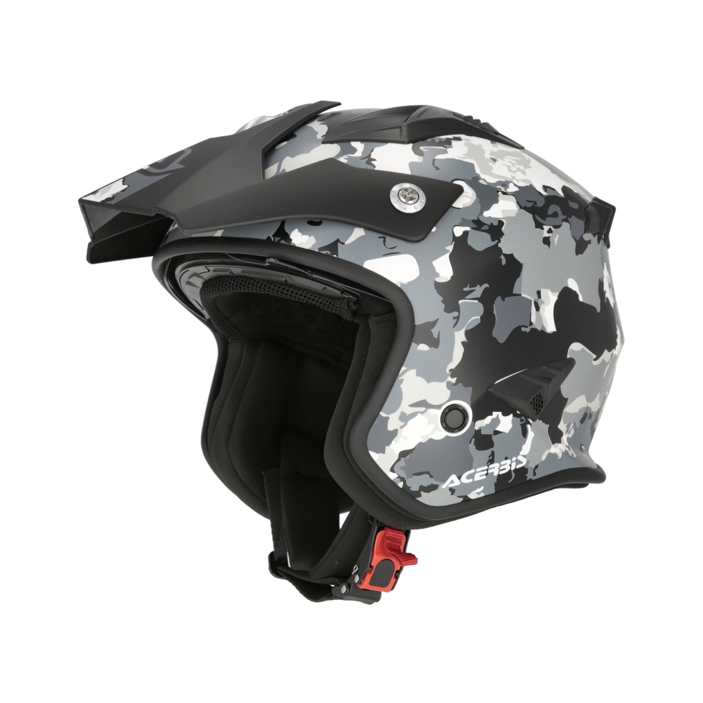 [0026602.293.061] Acerbis CASCO JET ARIA GRAPHIC GREY/BLACK (XS)