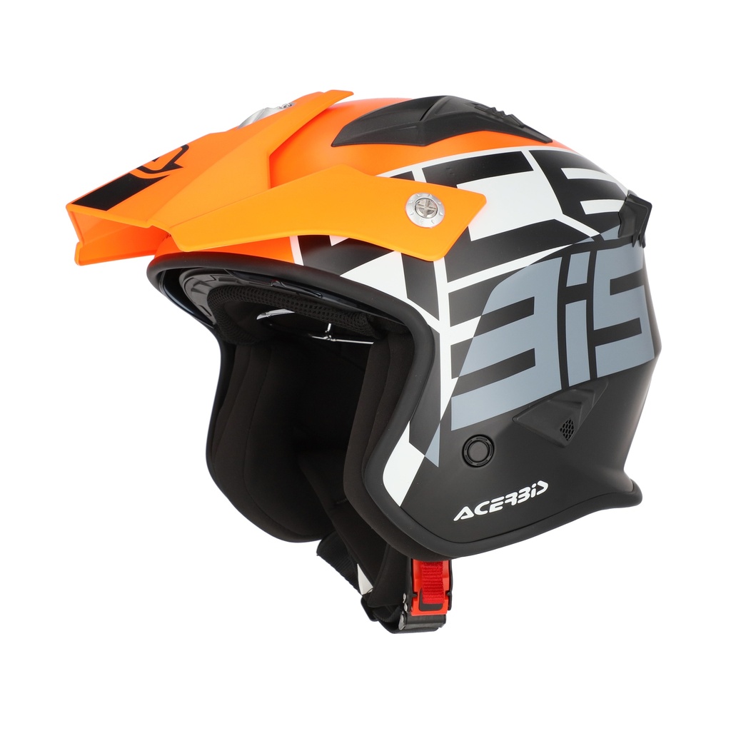 [0026602.442.061] Acerbis CASCO JET ARIA GRAPHIC ORANGE FLOU / BLACK (XS)