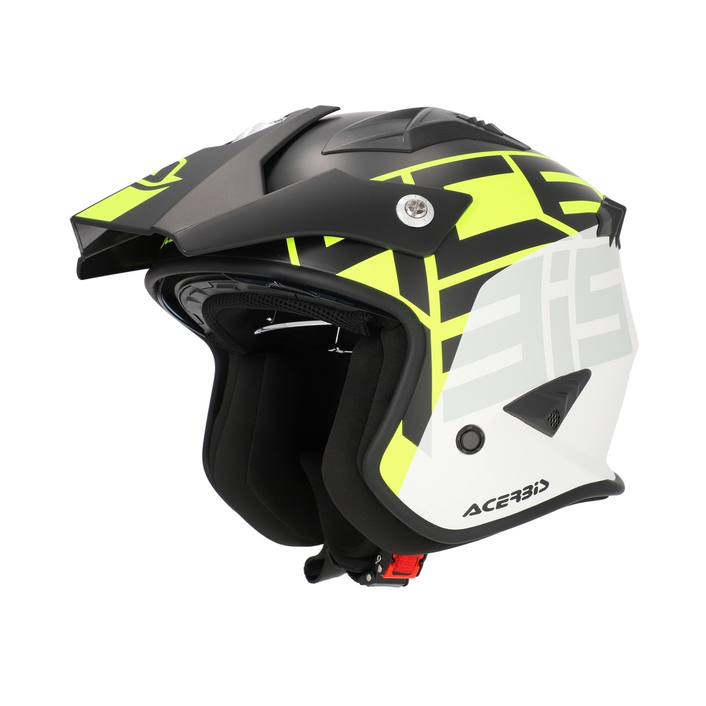[0026602.457.061] Acerbis CASCO JET ARIA GRAPHIC BLACK/FLUO YELLOW (XS)