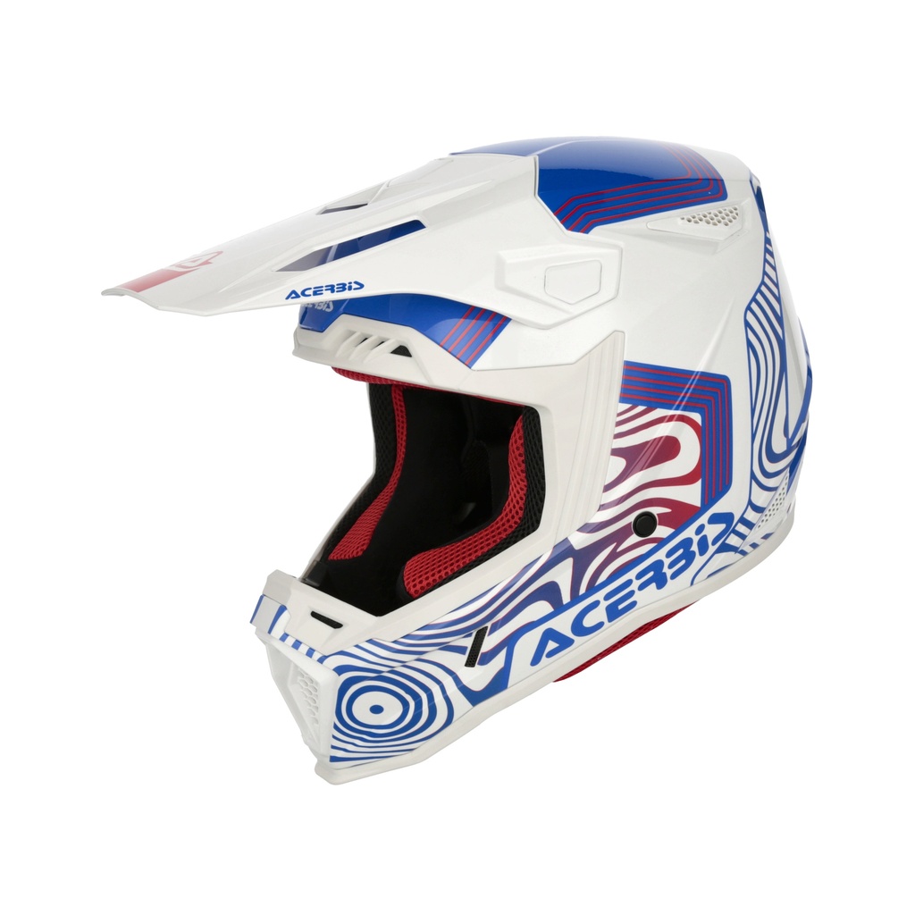 [0026829.034.061] Acerbis CASCO WHOOPS WHITE/BLUE/RED (XS)