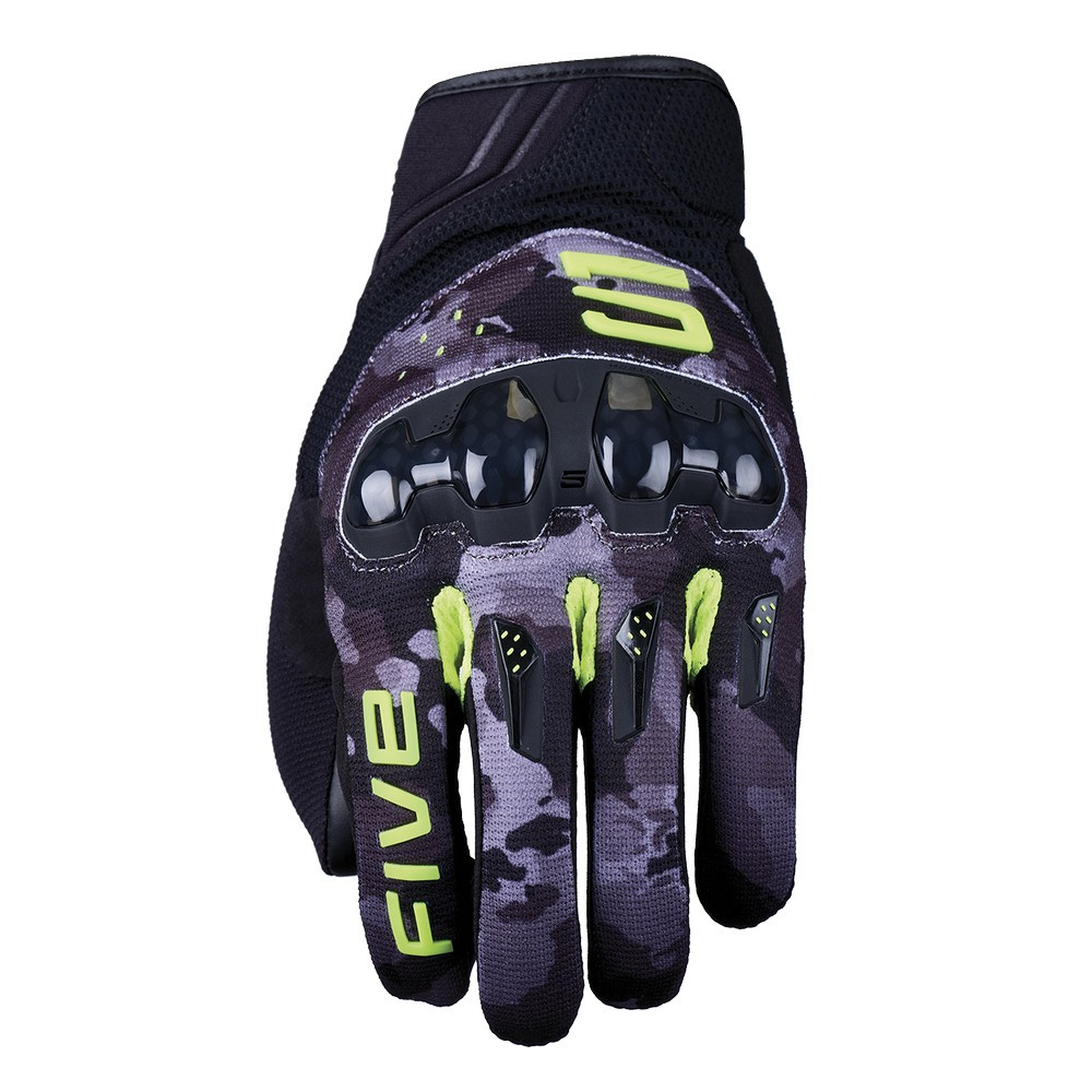 [GF5RSX0308] Five Rsx Camo / Yellow Fluo (S)