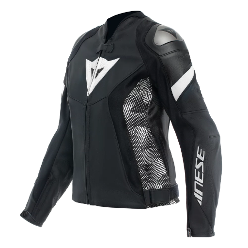 Dainese Avro 5 Leather Jacket Wmn black/black/white