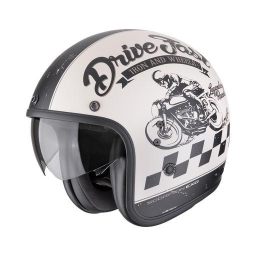 Scorpion  Belfast Evo Drive Fast Matt Cream-Black