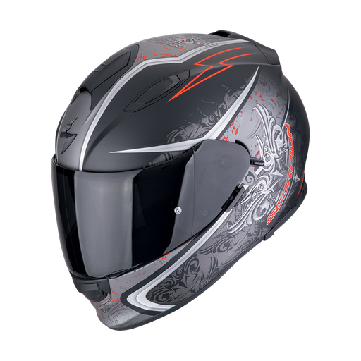 Scorpion Exo-491 Run Matt black-Red