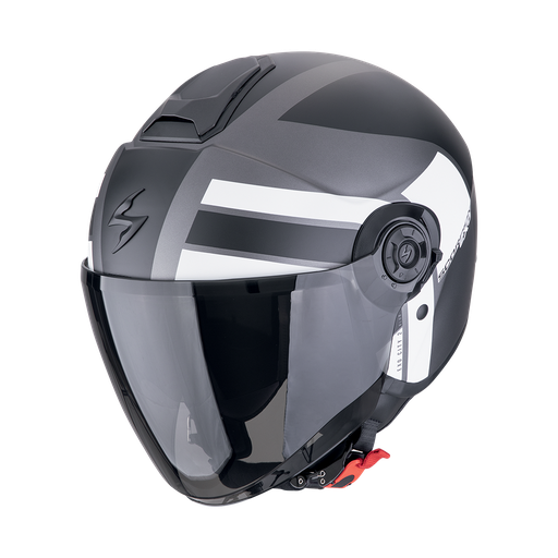 Scorpion  Exo-City II Blur Matt Silver-Black-White