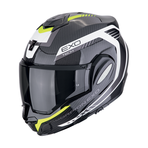 Scorpion  EXO-TECH EVO CARBON Cosy Black-Neon yellow