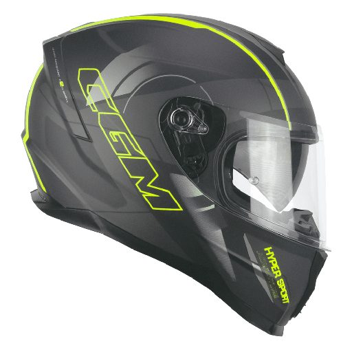 CGM 321G ATOM SPORT Graphite Fluo yellow matt
