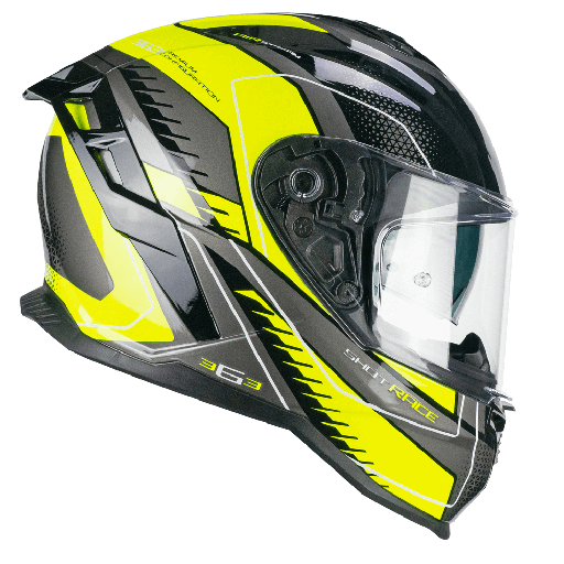 CGM 363G SHOT RACE Black Fluo yellow