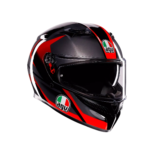 AGV K3 Striga Black/Grey/Red