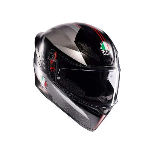 AGV K1 S Lap Matt Black/Grey/Red