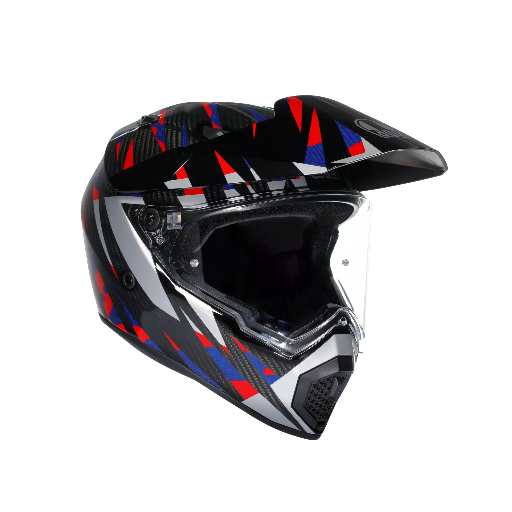 AGV AX9 Steppa Carbon/Red/Blue