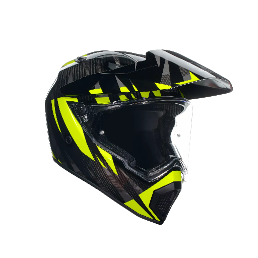 AGV AX9 Steppa Carbon/Grey/Yellow Fluo