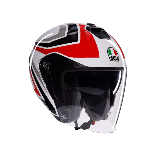 AGV IRIDES Tolosa Black/Grey/Red