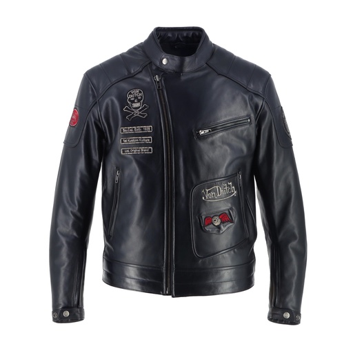 Helstons VD - COLISEUM Cuir Rag NOIR