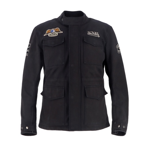 Helstons VD - WARRIOR Coton-Canvas NOIR