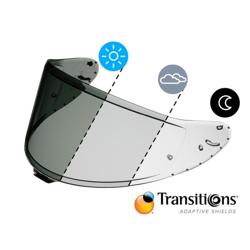 [10CWRF2PNPHTC] SHOEI PANTALLA CWR-F2 FOTOCROMÁTICA