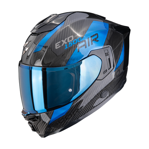 Scorpion Exo-1500 Carbon Air Platted Black-Blue