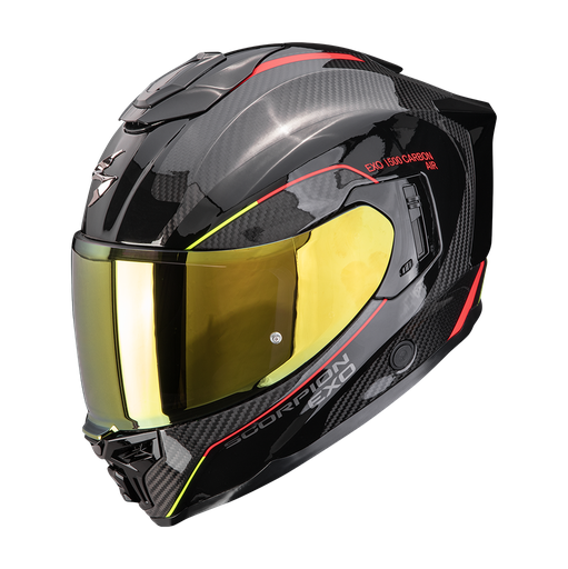 Scorpion Exo-1500 Carbon Air Mundi Black-Red-Yellow