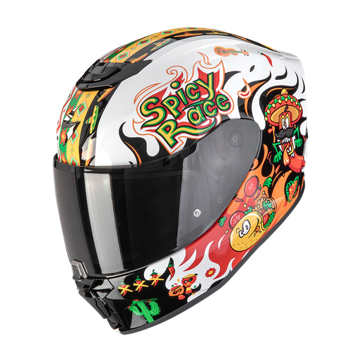 Scorpion Exo-Jnr Air Yucatan White-Orange-Black