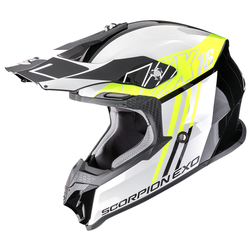 Scorpion Vx-16 Evo Air Lignes Black-Neon Yellow