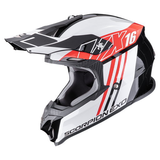 Scorpion Vx-16 Evo Air Lignes Black-Red