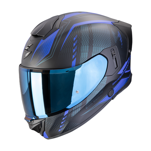 Scorpion Exo-530 Air Theras Matt Black-Blue