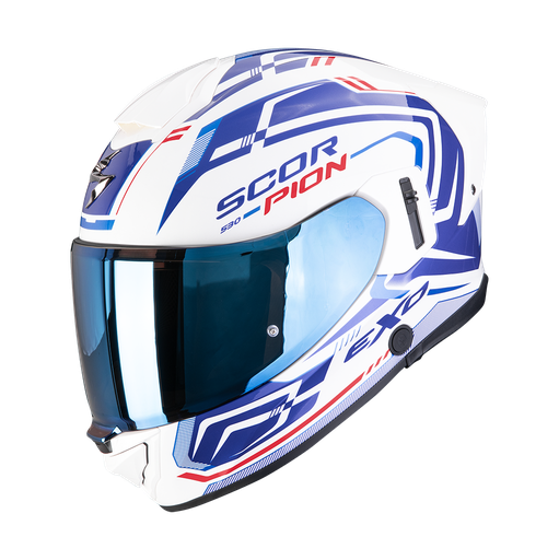 Scorpion Exo-530 Air Slope White-Blue-Red