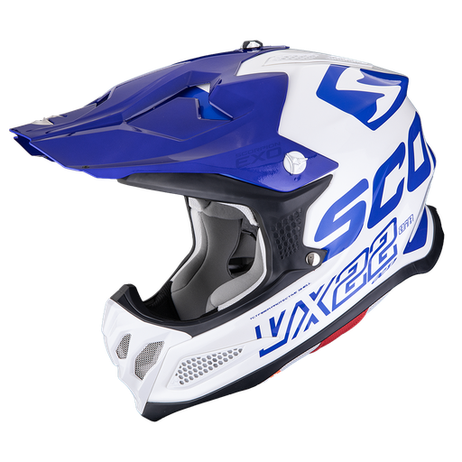 Scorpion Vx-22 Air Updown White-Blue-Blue