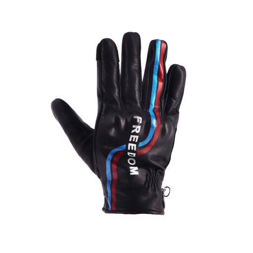 Helstons FREEDOM Man Summer Leather black (Blue-Red)