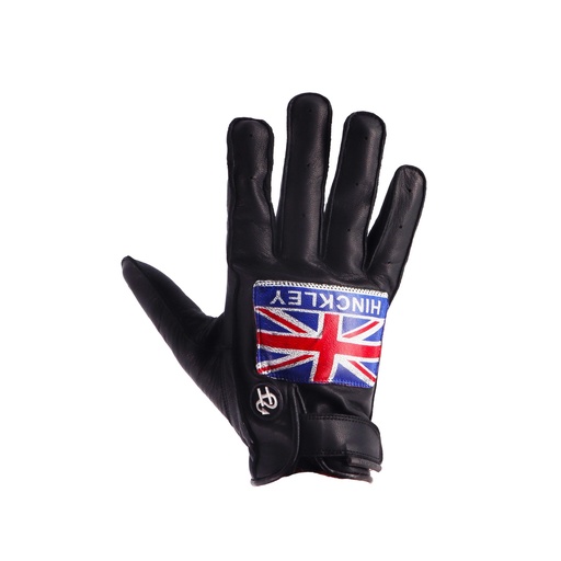 Helstons LOGO Summer Leather black "HINCKLEY"