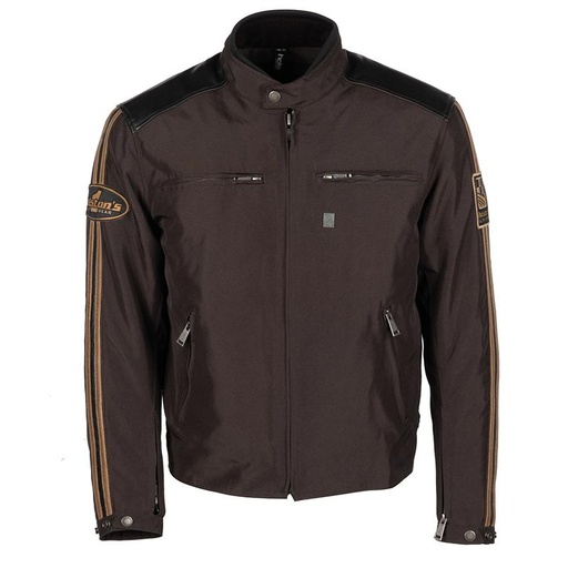Helstons ACE Tissu-Cuir Brown