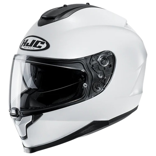 HJC C70N Uni Pearl White