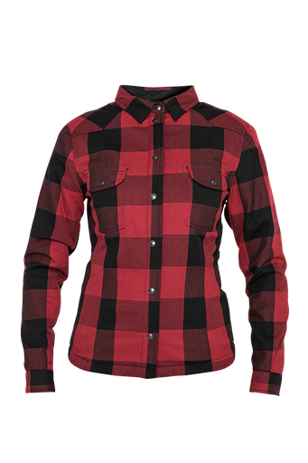 John Doe Motoshirt Women Black/Red