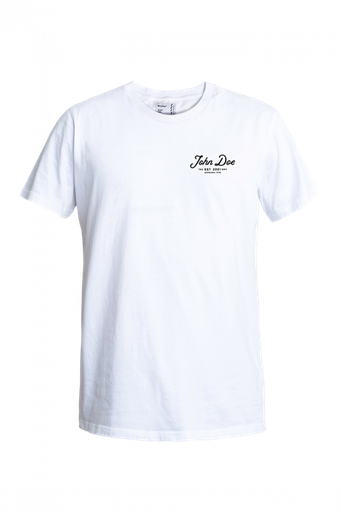 John Doe T-Shirt JD Lettering White