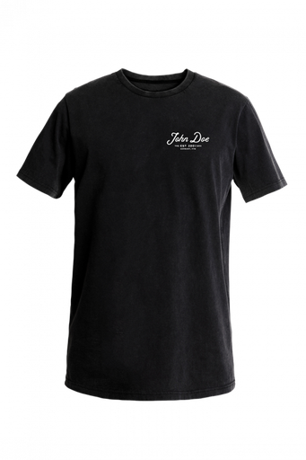 John Doe T-Shirt JD Lettering Black
