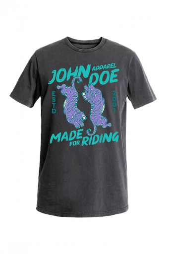 John Doe T-Shirt Tiger I Fade Out Black