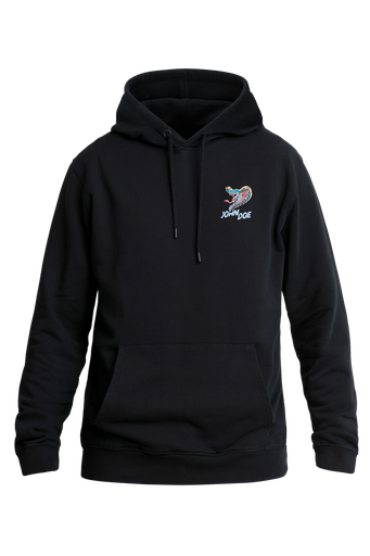 John Doe Hoodie Snake II Black