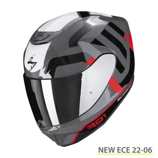 Scorpion Exo-391 Arok Grey-Red-Black