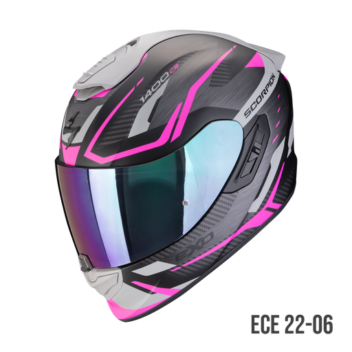 Scorpion Exo-1400 Evo II Air Accord Matt Black-Pink