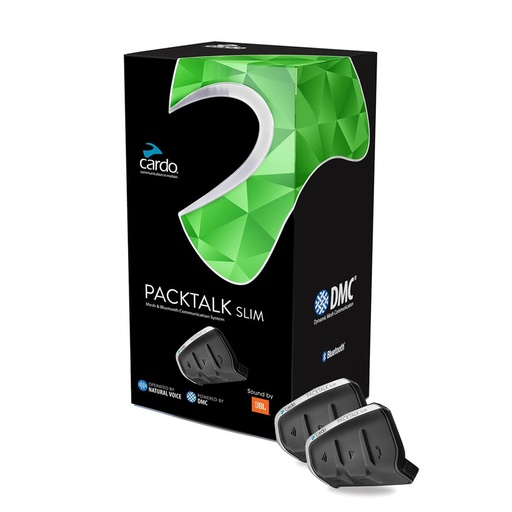 [CSRPTSJBL02] Cardo Intercomunicador Packtalk Slim Jbl Duo